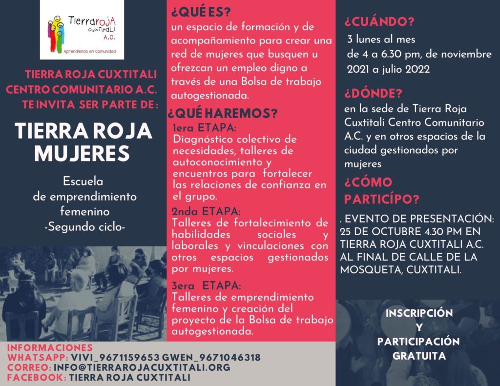 ¡TIERRA ROJA ABRE SUS PUERTAS PARA EL CICLO 20212022! Tierra Roja